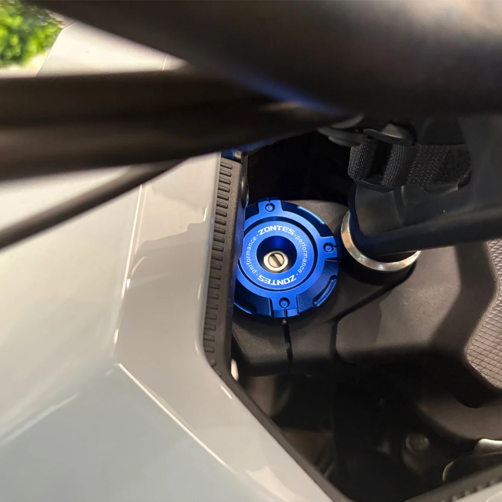 For ZONTES 368G 2024 2025 2026 703RR 703F Motorcycle Accessories Three-Star Column Front Shock absorbing Trim Cap Protector