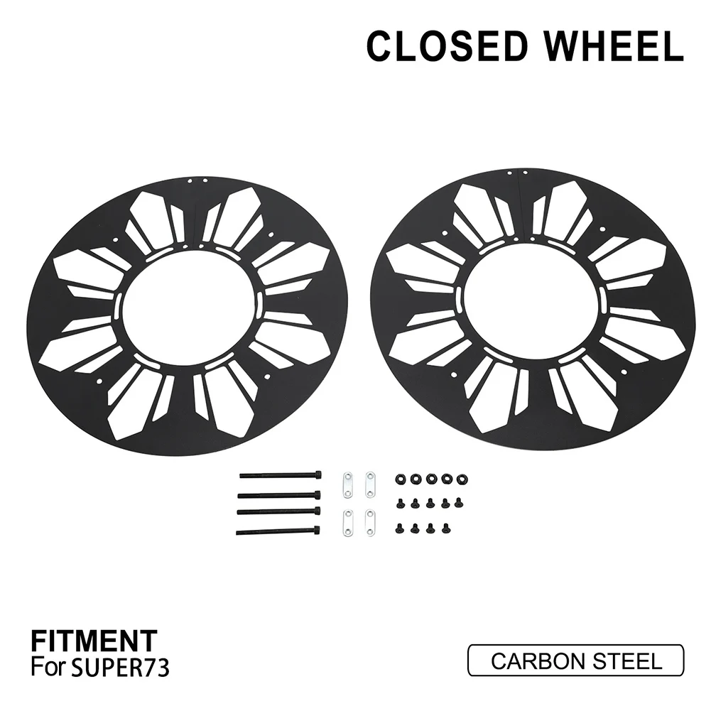 Sleek and Functional Wheel Covers Designed to Fit Your For Super 73 Bike Models with Construction Material Used