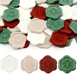 30 Olive Branch Wax Seal Stickers Adhesive Envelope Seal Gold Stickers For Decorating Wedding Invitations Christmas Gifts