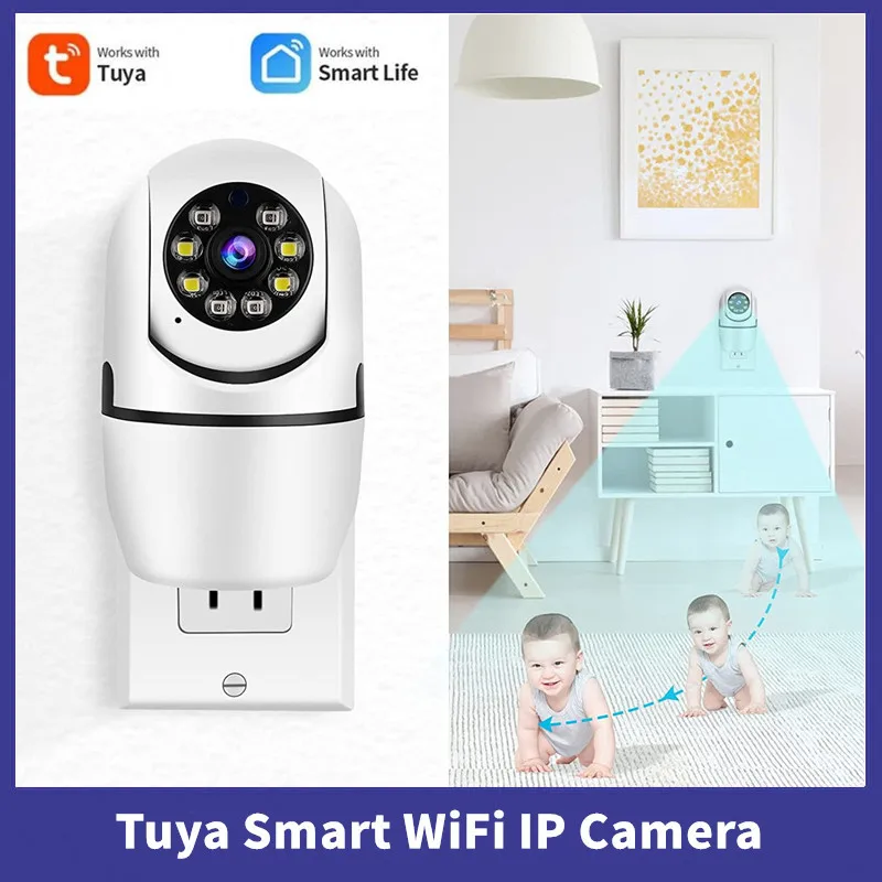 Tuya WiFi IP Camera 1080P HD Smart Wireless Two-way Audio Night Vision Motion Detection Security Cameras Smart Home Surveillance