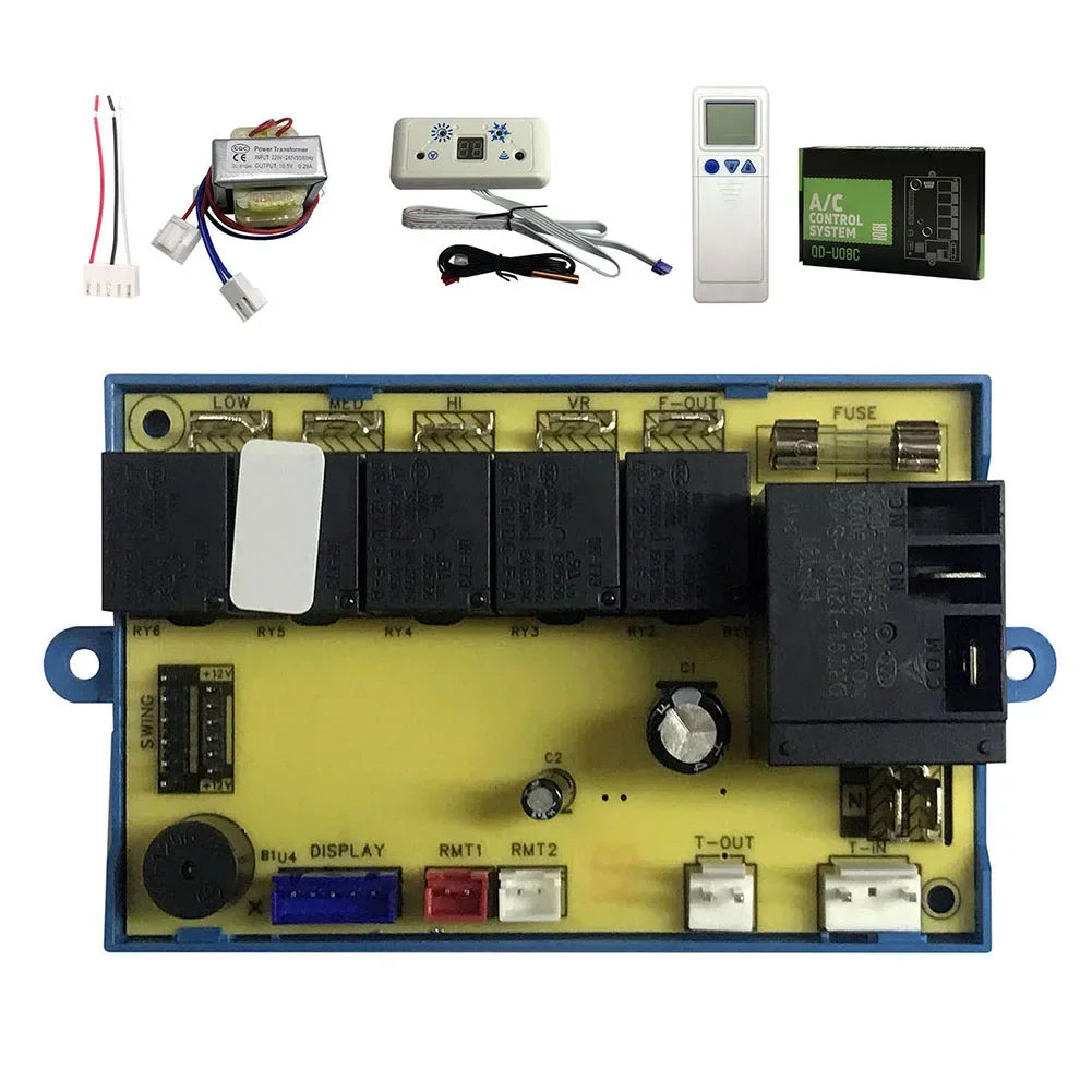 1set QD-U08C Air Conditioner Control Panel AC Control System Board Set With Accessories Conditioner Control Panel Part