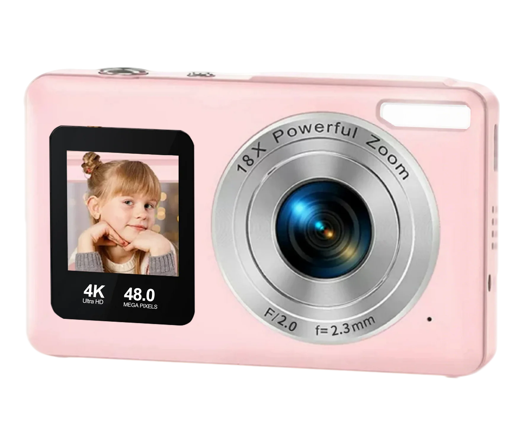 كاميرا رقمية للأطفال 4K: 48 مليون بكسل، مناسبة للتصوير الفوتوغرافي في سن المراهقة - تصوير تكبير 18x #1