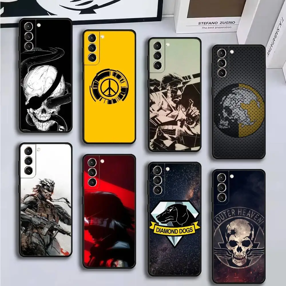 

M-Metal Gear S-Solid Game Phone Case For Samsung GalaxyA13,21s,22,31,32,52,53,71,72,73,Soft Black Cover