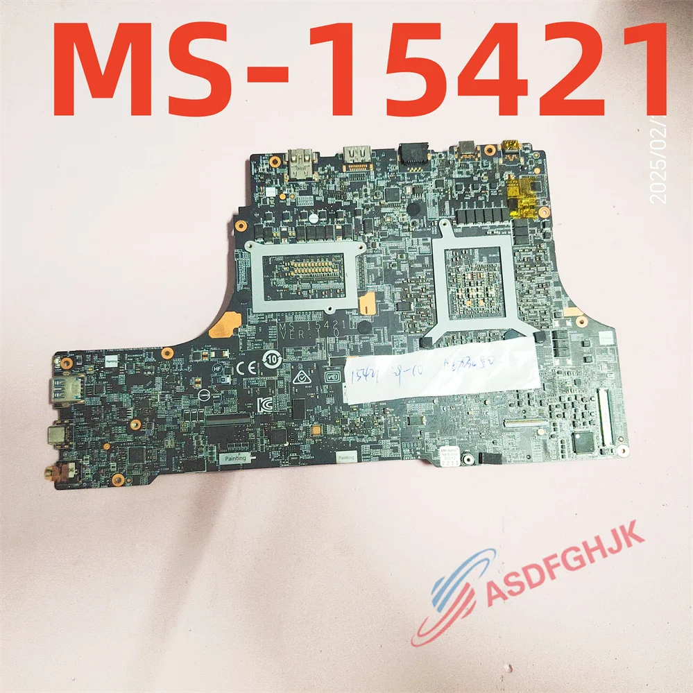 Genuine MS-15421 FOR MSI Raider GE66 LAPTOP MOTHERBOARD WITH I9-10980HK CPU AND  RTX3070 TEST OK