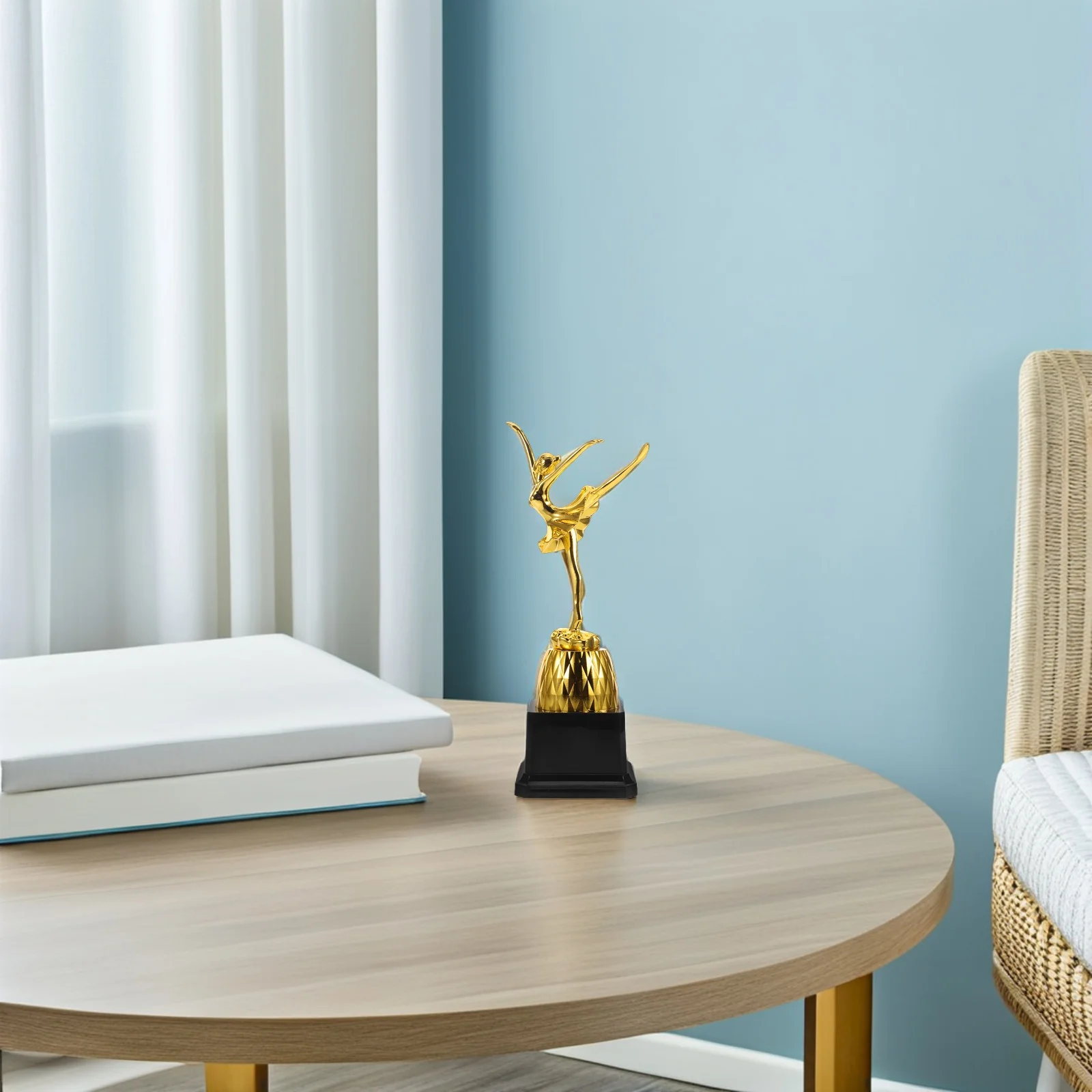 Coupe de trophée de danse pour compétitions de ballet, prix, petit trophée d'or, Souvenir mémorable pour les Festivals des écoles de danse