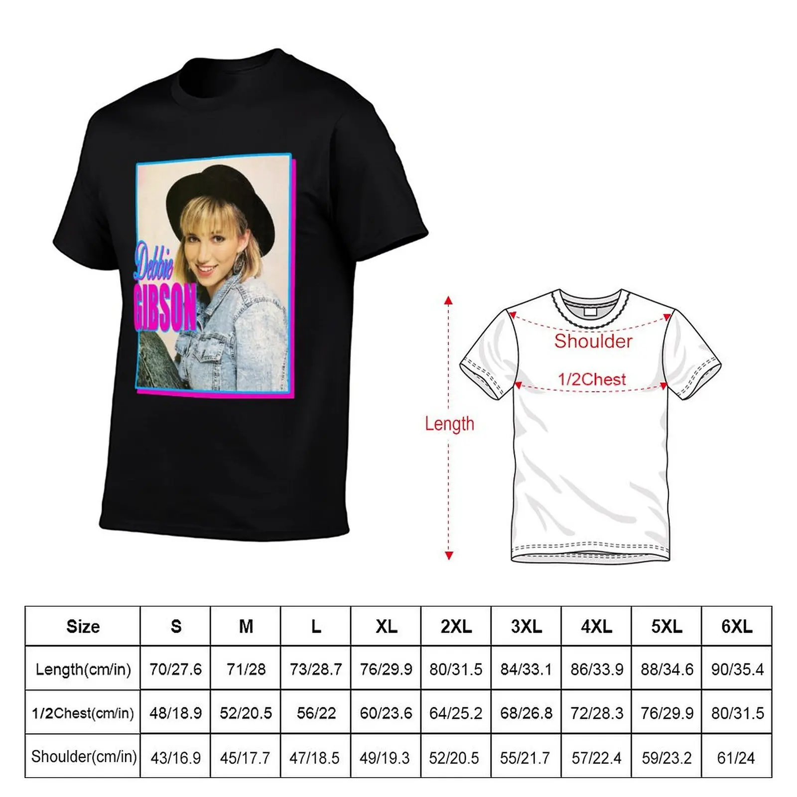 Debbie Gibson T-Shirt Trendy Casual Short Sleeve Shirt - view 5