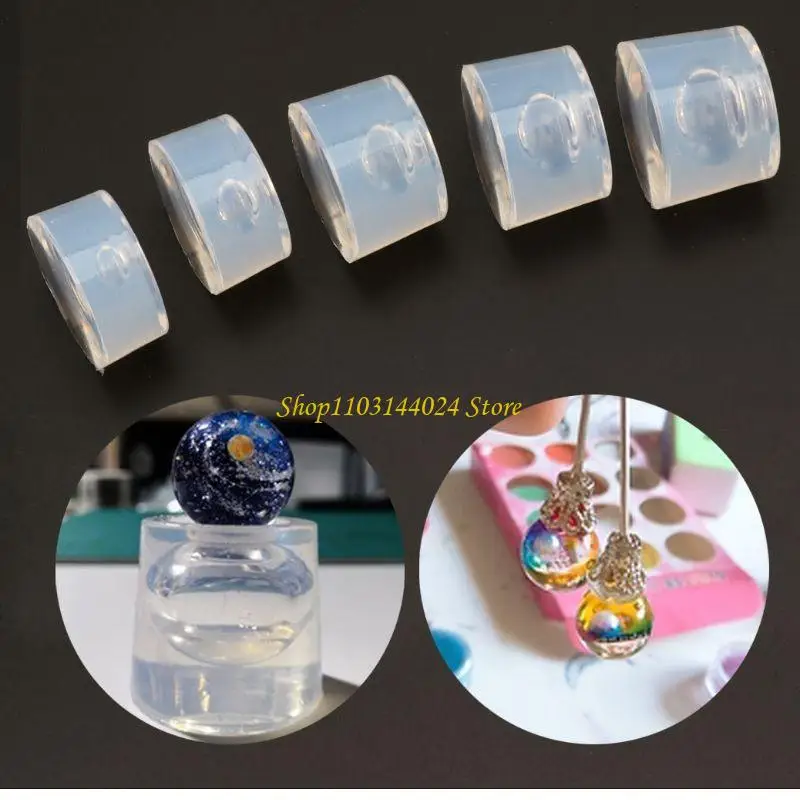 N5KE Creative Universe Ball Pendant Epoxy Resin Silicone Mold Jewelry Making Tool