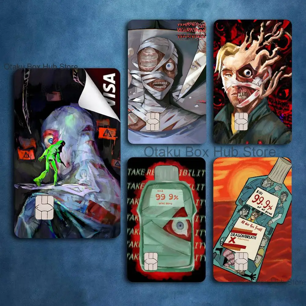 

Game M-MouthwashingS Credit Card Skin Party Stickers for Visa Bank Card Bus Metro Access Card Pvc Waterproof Decal Gift