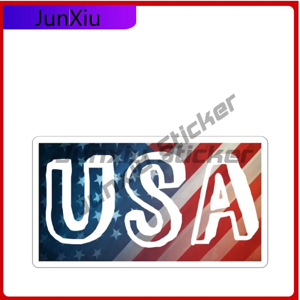 

Patriotic Stickers Usa Flag Decals Independence Day Decor American Pride Labels Patriotic Suv Window Motorcycle Bumper Truck