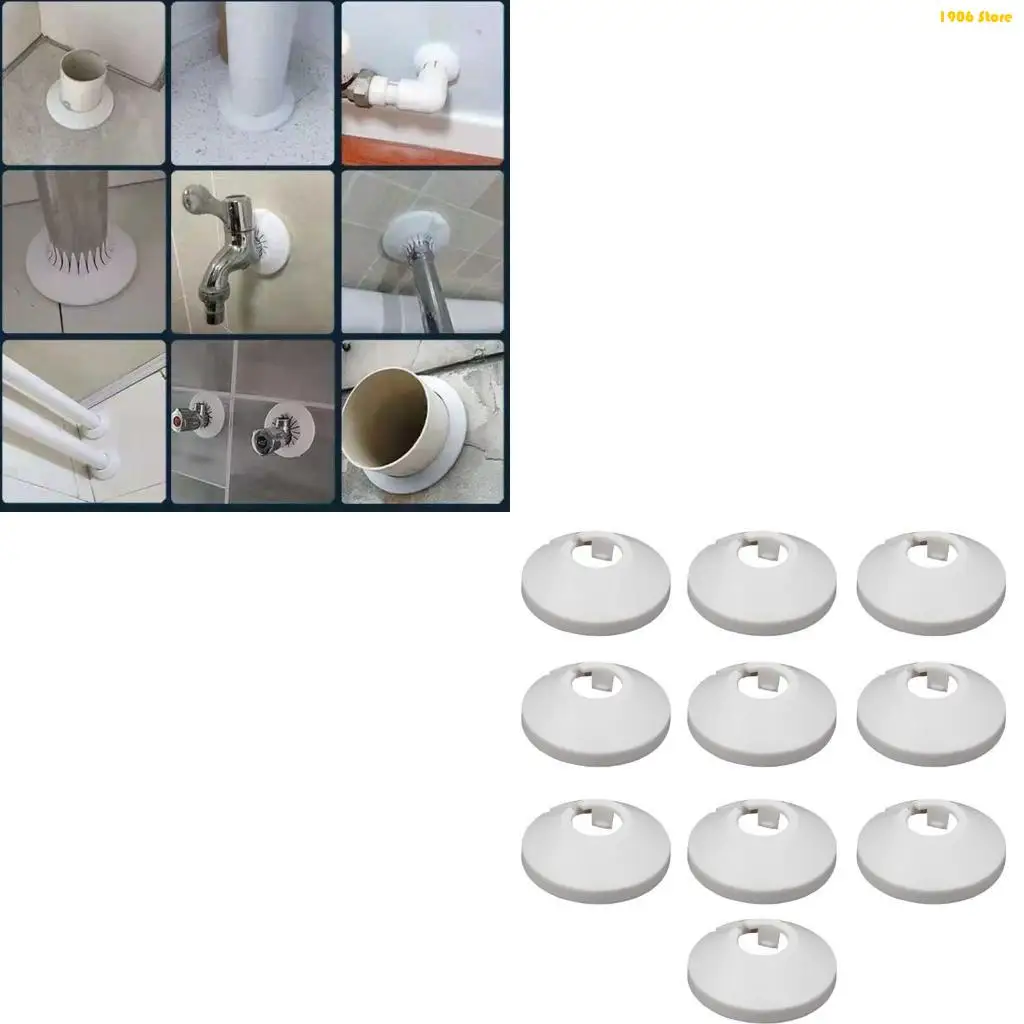 

U1JB Pack Of 10 Radiators Pipe Rosettes Heat Pipe Concealers for Elegant Floor Finish