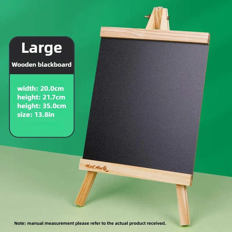 Montmartre Handwritten Blackboard Billboard Desktop Mini Vertical Drawing Board Wooden Small Blackboard Easel Display Board