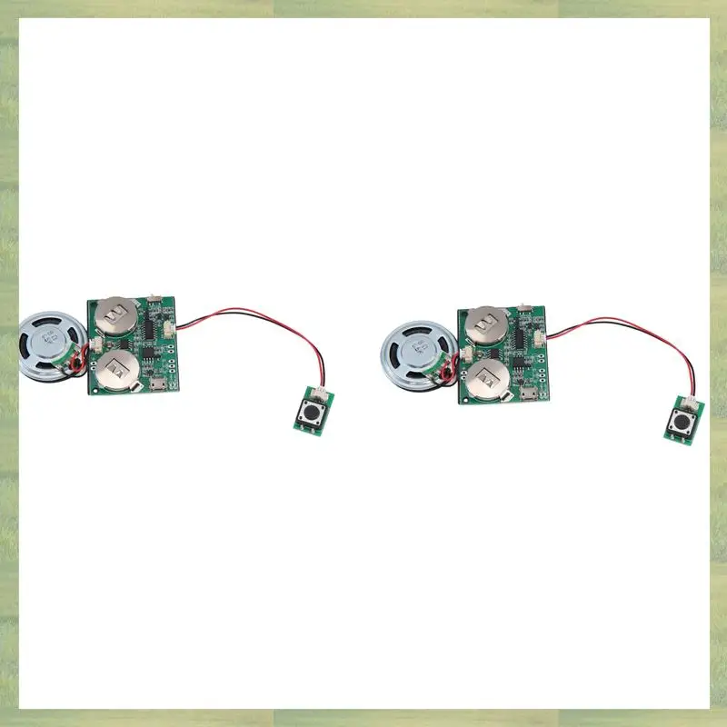 N15R-2X Beschreibbare Sound Modul Taste Control Sound Chip 8M MP3 WAV Musik Voice Player Programmierbare Bord Mit Lautsprecher