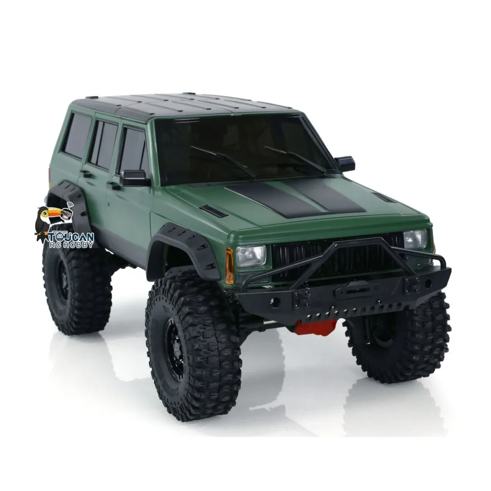 

In Stock Toys Gift 1/10 RC Off-road Vehicles Crawler 4WD Truck Climbing Car Differential Lock Lights Remote Control Hobby Model