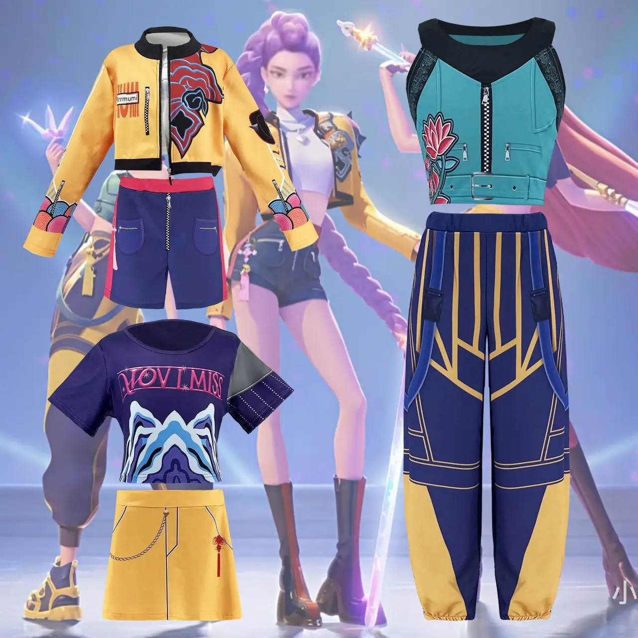 

2025 Cross Border New Witch Hunting Team Character Cossuit Halloween Stage Cosplay Performance Set