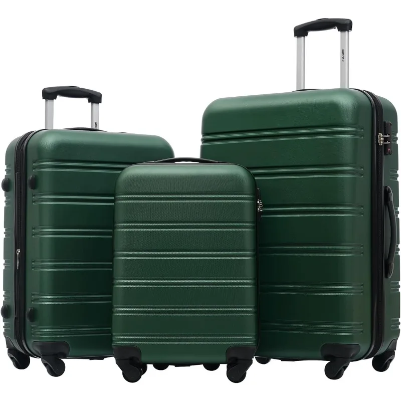 

Luggage Sets 3 Piece Suitcase Set 20/24/28,Carry on Luggage TSA Lock Expandable,Hard Case Luggage with Spinner Wheels