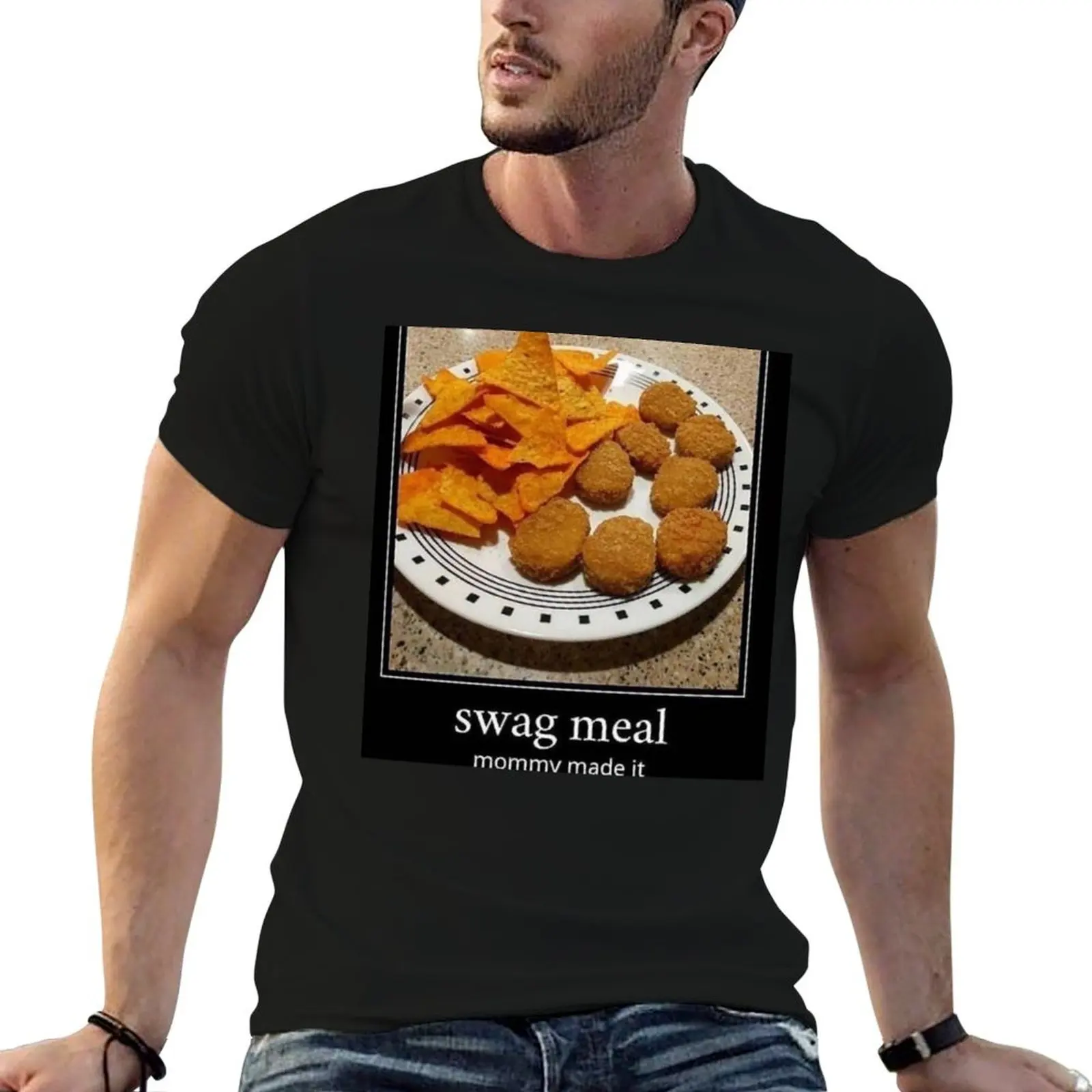 Swag Meal T-Shirt Lightweight Basic Short Sleeve Shirt