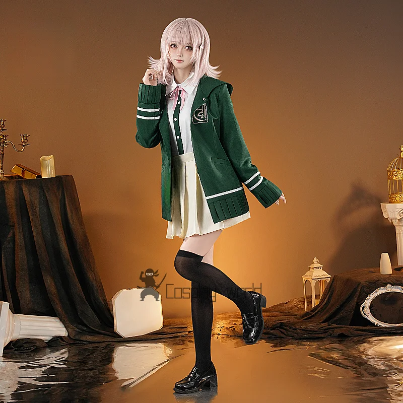 

Nanami ChiaKi Danganronpa женский косплей костюм Cos Game аниме вечерние униформа Хэллоуин играть ролевая одежда одежда