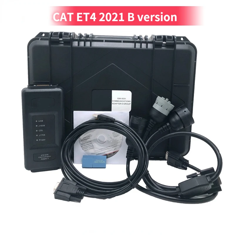 ET4 CAT 4780235 Communication Adapter Group For ET Diagnostic Tool 478-0235 Heavy Duty Truck Diagnosctic Tool Plus 14pin Cable