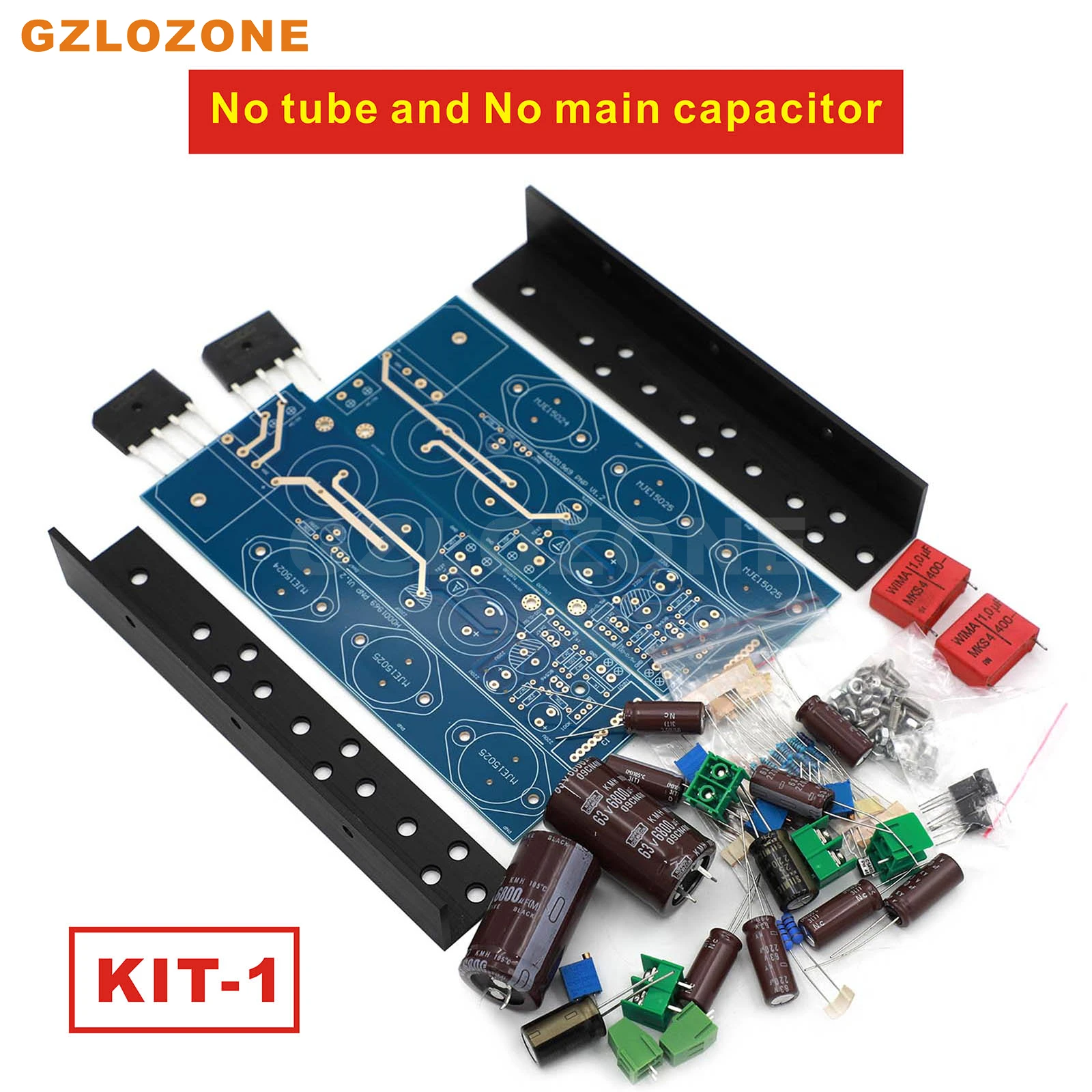 1 Assembeld HD1969 Điện Nguyên Chất Cấp Một Bảng Mạch Khuếch Đại Amp DIY 25W + 25W