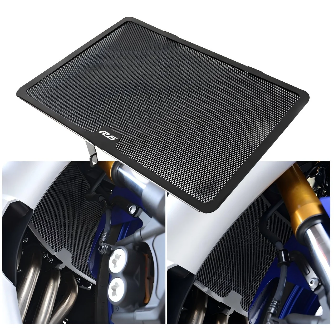 

Решетка радиатора мотоцикла для Yamaha YZF-R6 (2006-2016) - защита от столкновений для тяжелых условий эксплуатации | Простая установка