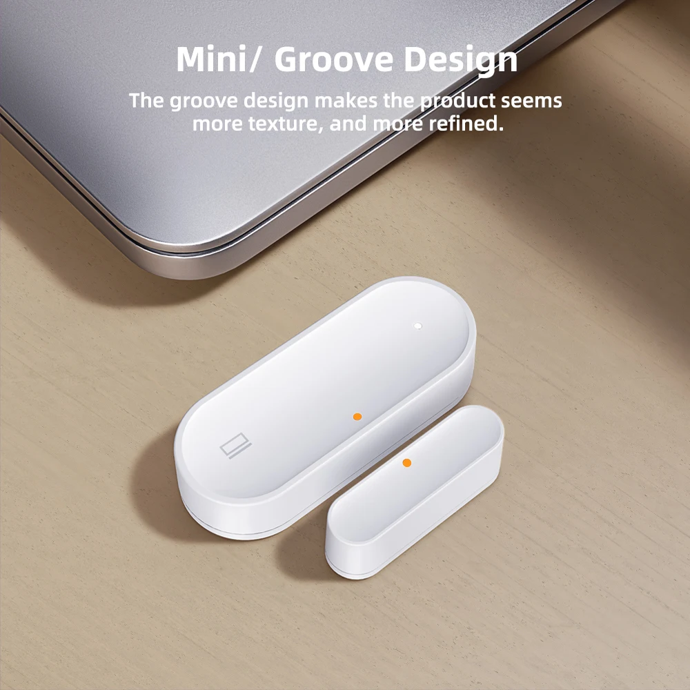 MIUCDA Tuya Zigbee Door Window Sensor Contact Sensor Open Closed Detector Smart Home Alarm Work for Alexa Google Home Smart Life