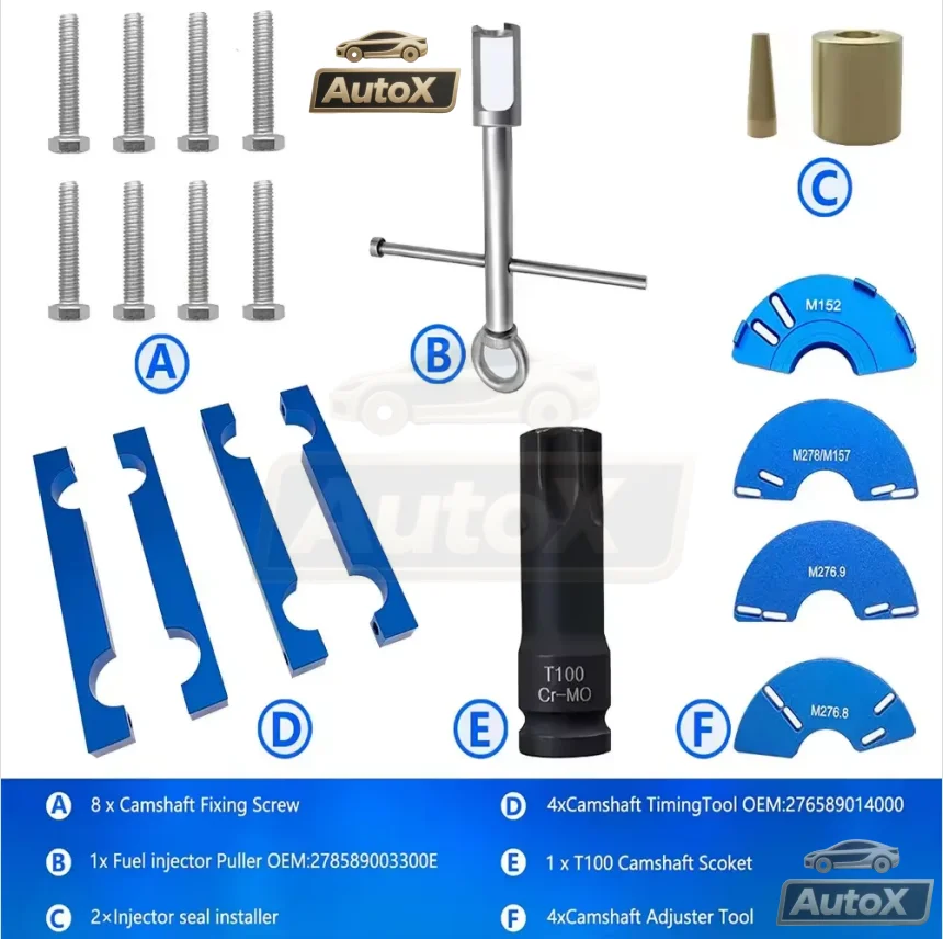 

Auto X Engine Timing Tool Suit For Mercedes-benz M276 Timing Special Toolset T100 S350 M278 M157 M276
