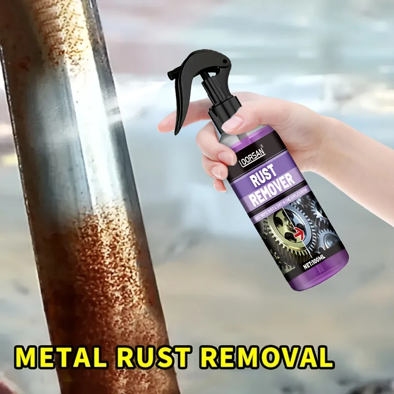 Spray antirouille métallique pour voiture, adapté aux surfaces en acier allié de fer chromé, pulvérisation facile sans résidus, liquide en caoutchouc plastique sûr