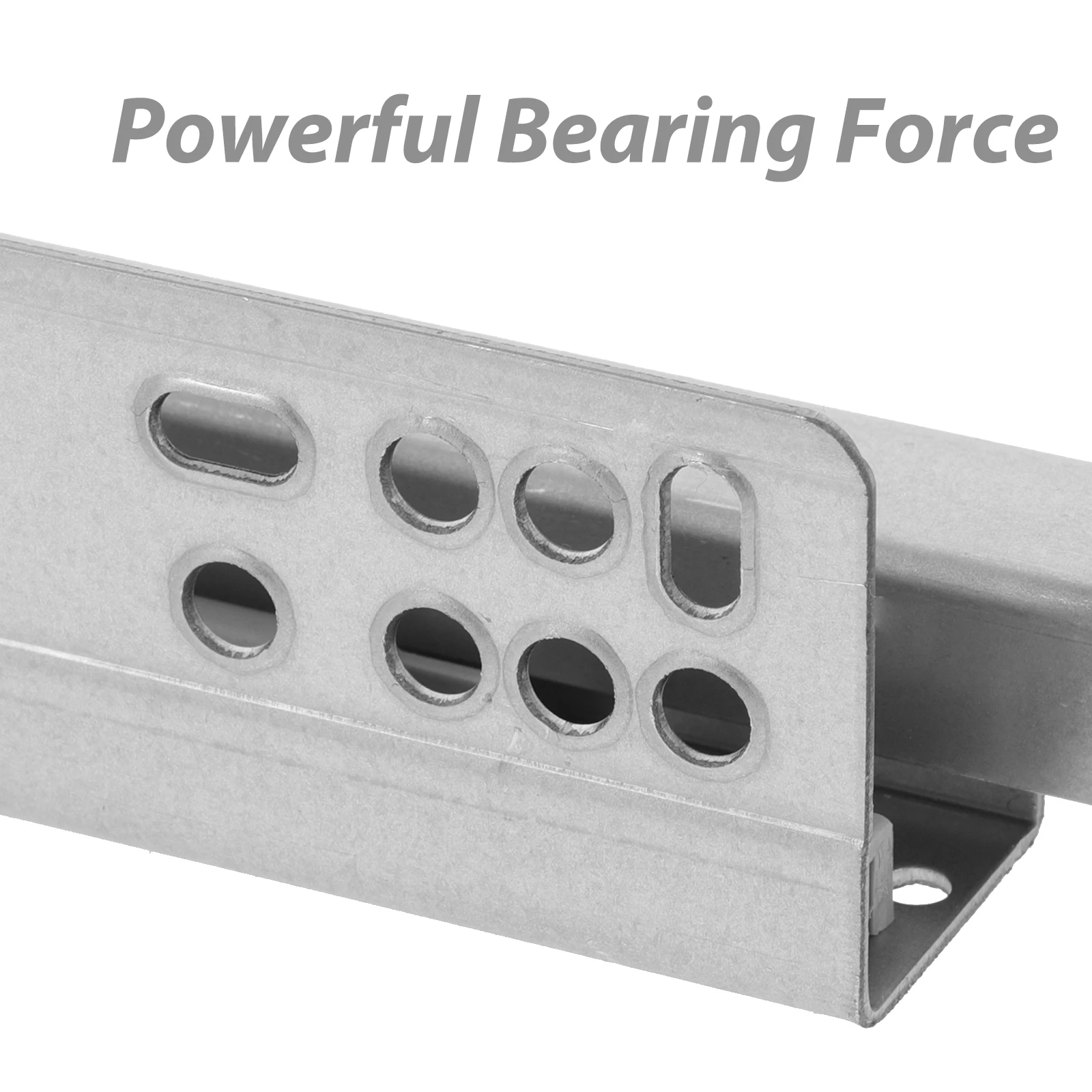 

Silent Hydraulic Damping Slides Heavy Duty Replacement Rails Smooth Server Rack Detachable Bottom Mount Glides