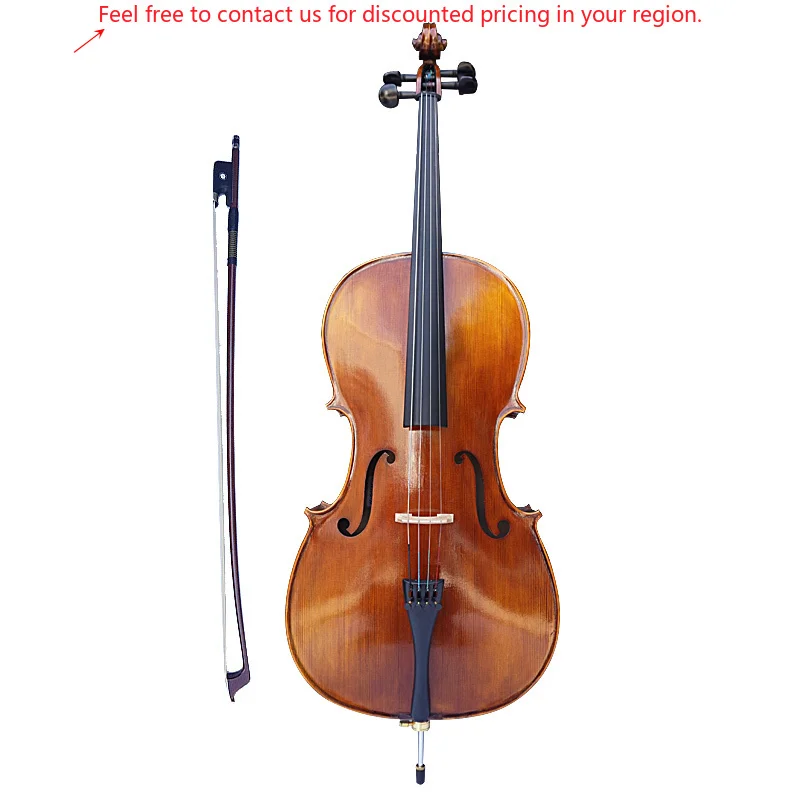 

Wholesale High Quality 4/4 Handmade Solid Wood Cello