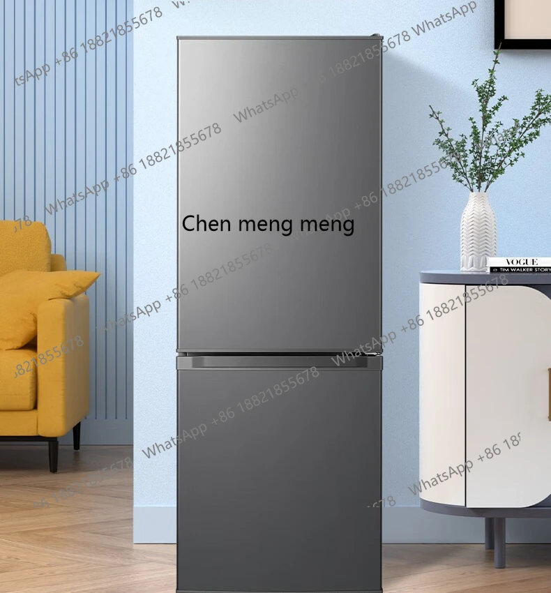 

Double door household, small refrigerated and frozen rental, dormitory double door energy-saving refrigerator