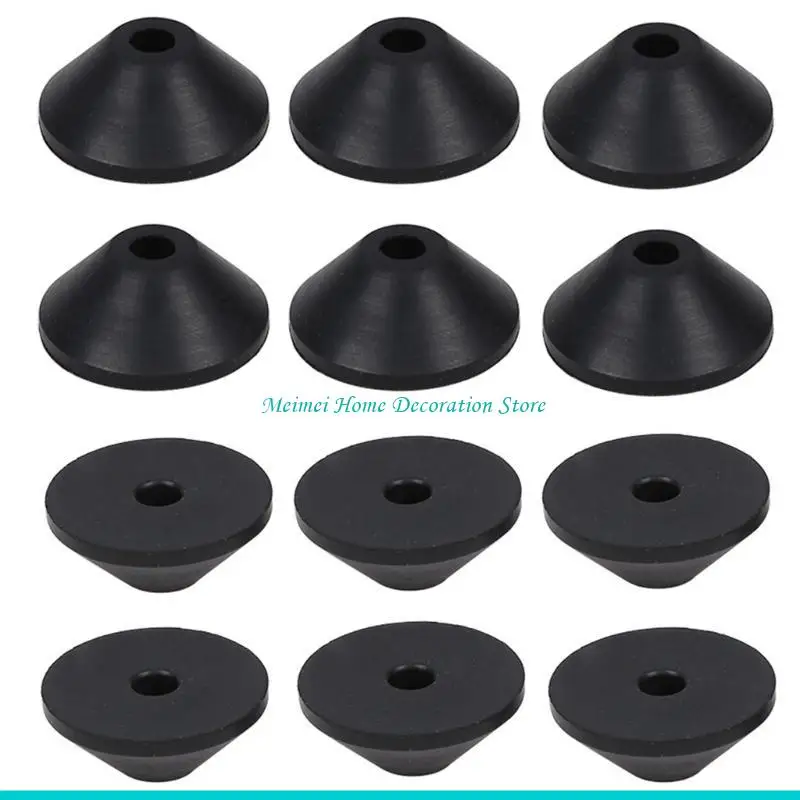 H7BF 12PCS 원뿔 화장실 볼트 고무 와셔 베스킷 밀봉 와셔 화장실 탱크 누출은 키트를 쉽게 사용하지 못하게합니다.