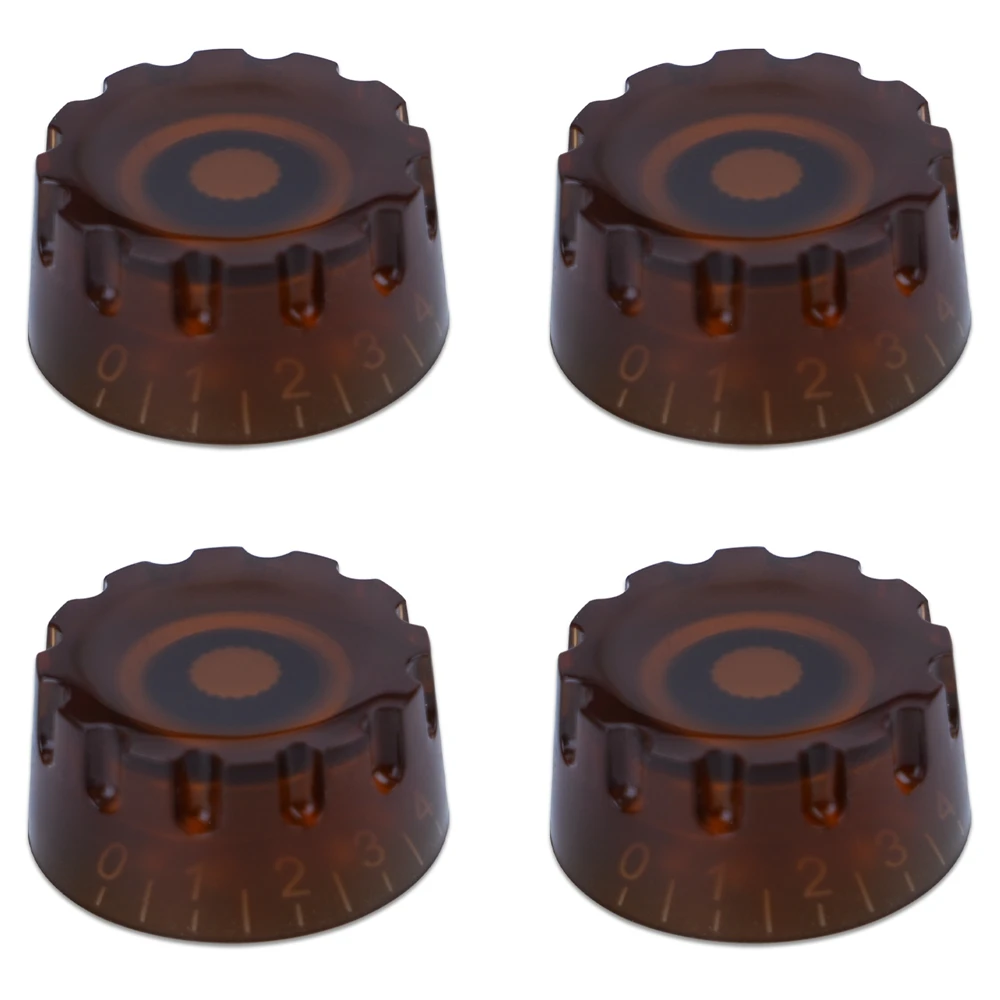 1 Stück Gitarren-Bedienknöpfe, 6 mm (0,24 Zoll) Schafttöpfe, rotierende Lautstärketasten für E-Gitarre oder Präzisionsbass – Detail 9