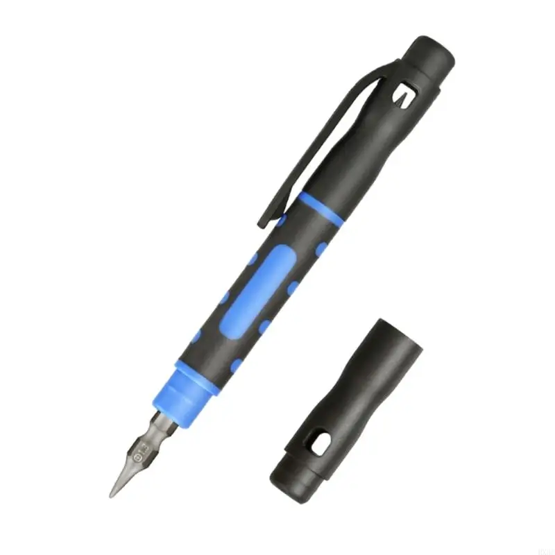 Portable 4 In 1 Pen Shaped Screwdriver with Heads for Secure Fastening HX6C