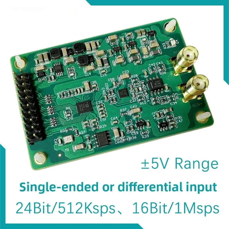 

AD7768-1 High Performance 24Bit ADC Module/24Bit/512Ksps/16Bit/1Msps