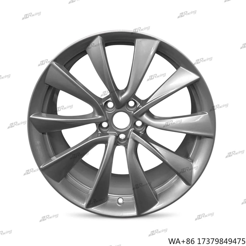 

Custom Forged Wheels for 2017-2021 Tesla Model 3 20 Inch Painted Silver Rim - OE Direct Replacement - Road Ready Car Wheel