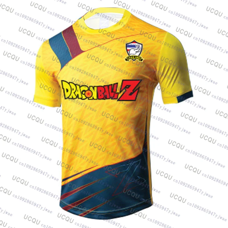 Moda Maillot Tailandia Dragon Ball camiseta de fútbol moda 3DPrint ropa de hombre manga corta cuello redondo Bandai Cosplay camiseta