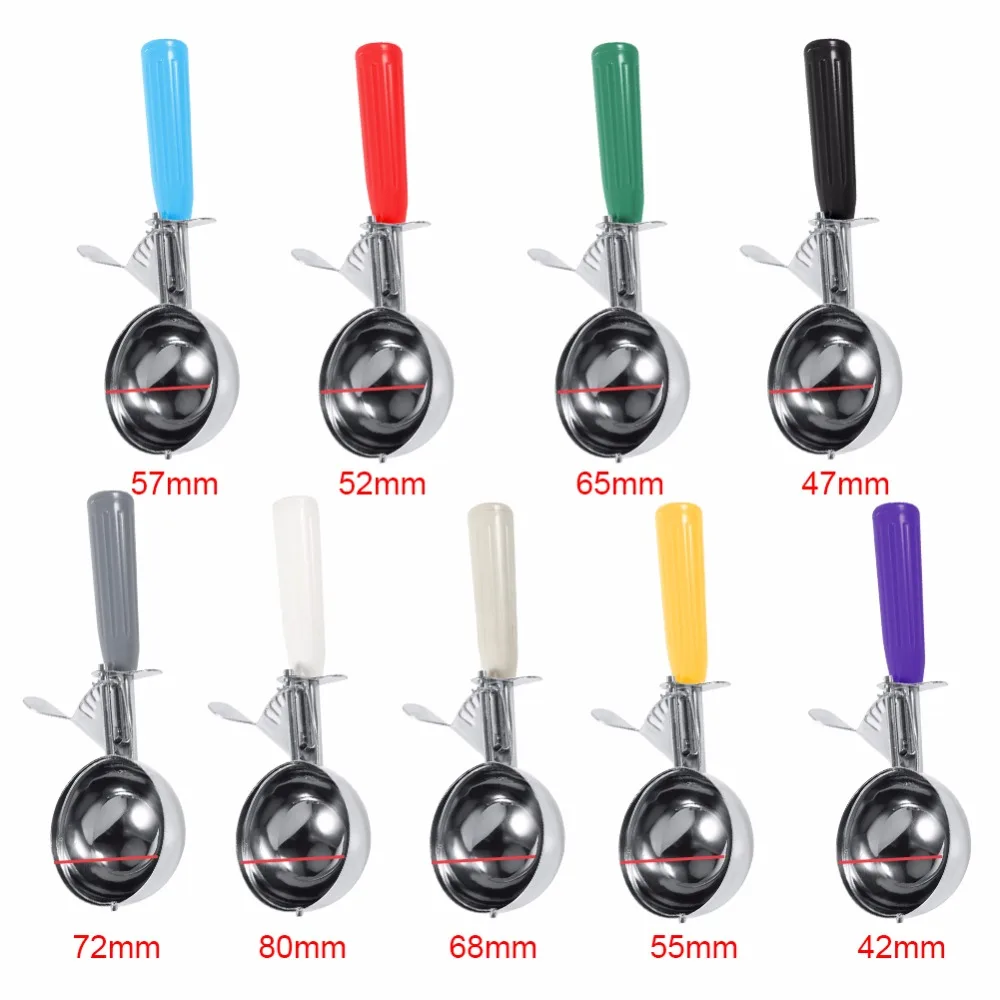 Kitchen Ice Cream Mash Potato Ball Scoop Stainless Steel Fruit Ice Ball Spoon Ice Cream Ball Scoop Kitchen Ice Cream Home Cake