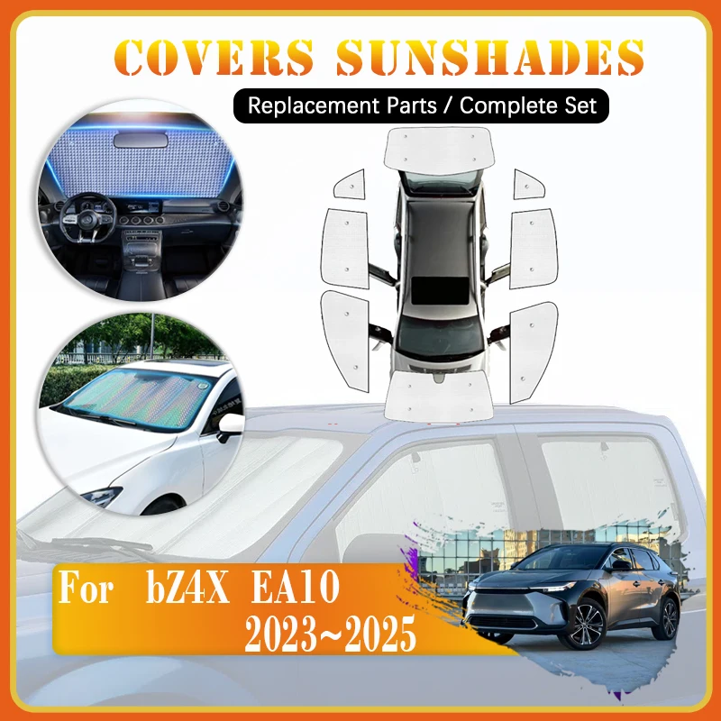 For Toyota bZ4X Accessories 2023 2024 2025 Car Windshield Sun Visor Side Window Curtain Thermal insulation Visor Car Accessories