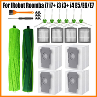 Hepa Filter Brush Roll for iRobot Roomba I7/I7+/I3/E5/E6Series Robot Vacuum Cleaner Hepa Filter Side Brush Mop Cloth Accessories