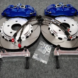 Auto Aluminum 4 Pot Big Brake Caliper Kits with High Carbon Discs for Mercedes Benz W212 E63 E300