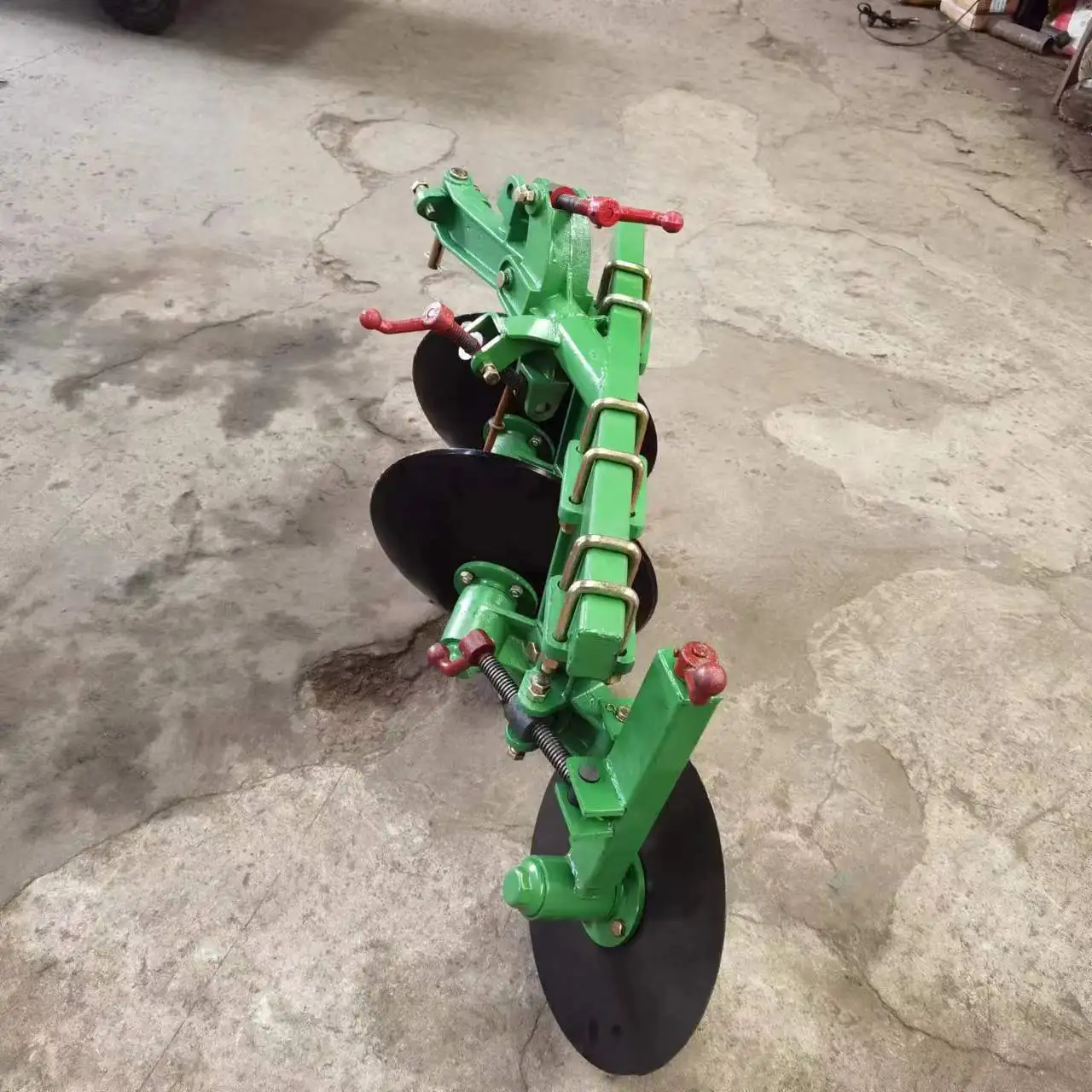 Hot Sale Farm Equipment Mini Plow 2 Wheel Walking Tractor With Disc Plough Machine