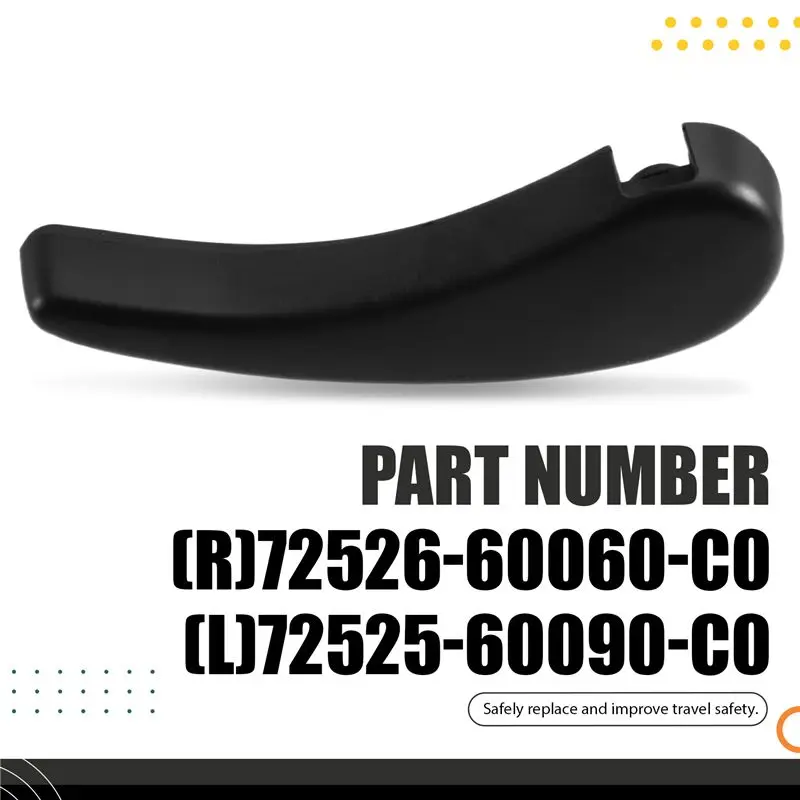 NEW-For Land Cruiser Prado 02- 09 Car No. 2 Seat Back Reclining Adjuster Release Handle 1 Pair 72525-60090-C0 72526-60060-C0