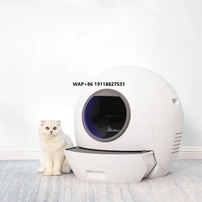 

Smart Self-Cleaning Cat Box,Automatic Cat Cleaning Robot with 65L+9L Large Capacity/APP Control