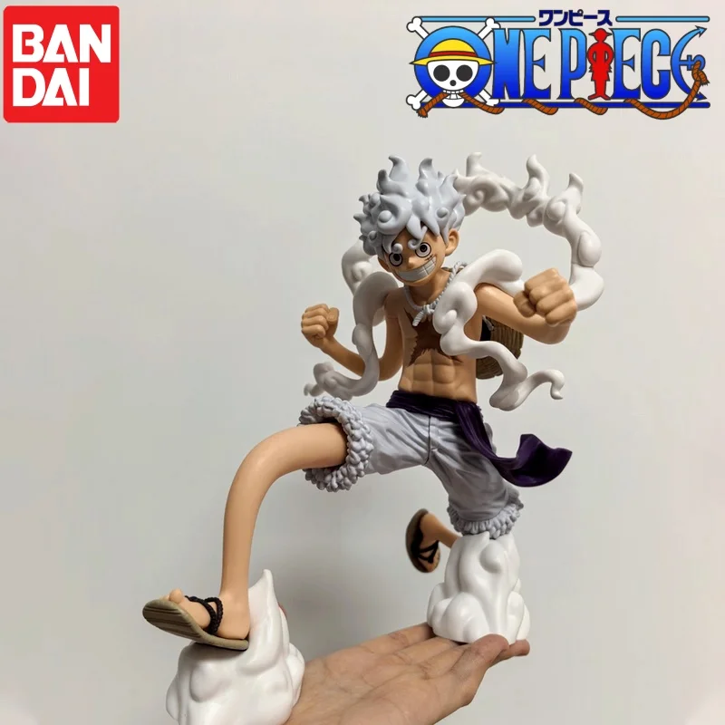 

22CM Original Bandai Banpresto One Piece Anime Figures Grandista Monkey D Luffy Gros Pvc Model Collection Toys Boys Gifts