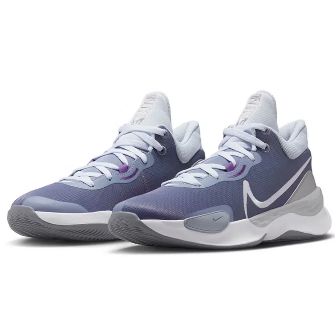 

Nike Shock-Absorbing, Wear-Resistant, Lightweight Training Men's Basketball Shoes, New Model with Strong Grip, Non-Abrasive Foot Support, Low-Top Basketball Shoes Renew Elevate 3, Light Purple, Simple Design, Versatile Casual Basketball Shoes, Recommended