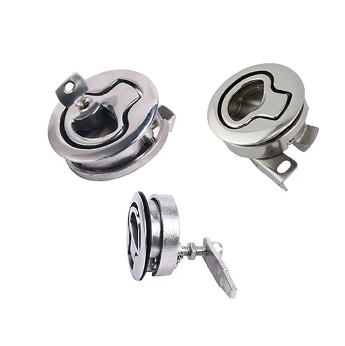 

Handle Flush Pull Latches Door Lock Cabinet Key Floor Buckle Hatch Latch Boat Flush Pull Hatch Slam Latch for Rv
