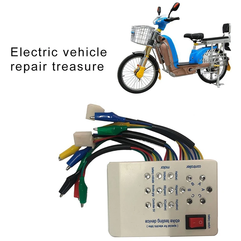 HOT SALE 10Pc 24V/36V/48V/60V/72V Electro Car E-Bike Scooter Brushless Motor Controller Tester Electronic Module High Performanc