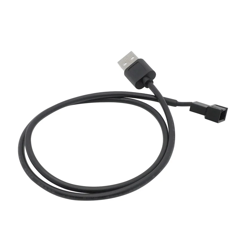 USB 2.0 A Male To 3-Pin Connector Adapter Cable For 5V Computer PC Fan Dropshipping 30CM/60CM
