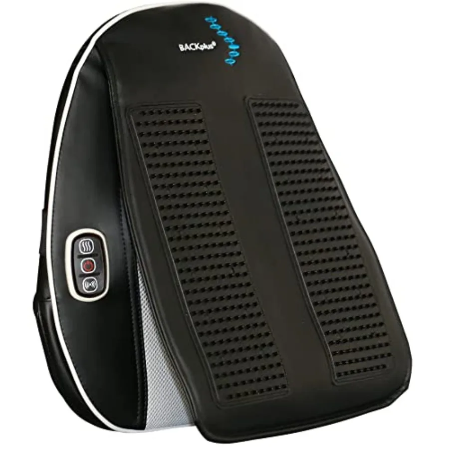 Shiatsu Massage Pad with Heat - Deep Kneading Back Foot Massager Cushion for Pain Relief - Transform Any Chair into a Personal