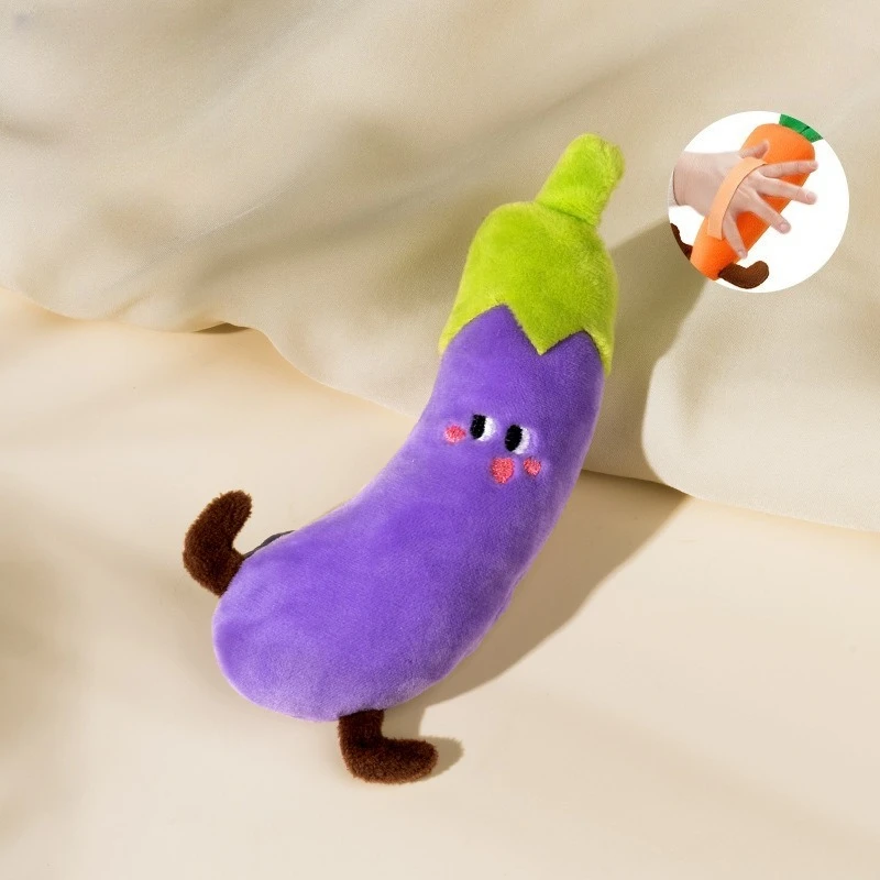 Bebê anti-salto mão segurando cenoura para coax artefato de sono anti-cuidado pulseira anel brinquedo bebê dormir boneca calmante
